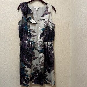 LC Lauren Conrad Floral Mini Dress - Purple and Teal